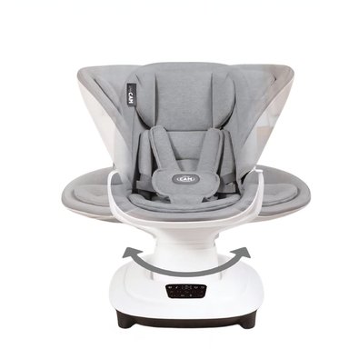 SILLA MECEDORA PARA BEBE ELECTRICA PREMIUM MODOS BALANCEO LIGTH GRAY - 3