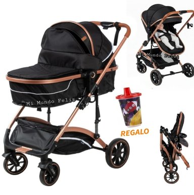 COCHE PARA BEBE MOISES EXTRAIBLE PLEGADO COMPACTO N