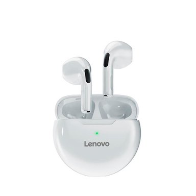 AUDÍFONOS LENOVO TRUE WIRELESS HT38 BLUETOOTH EARBUDS BLANCO - 1