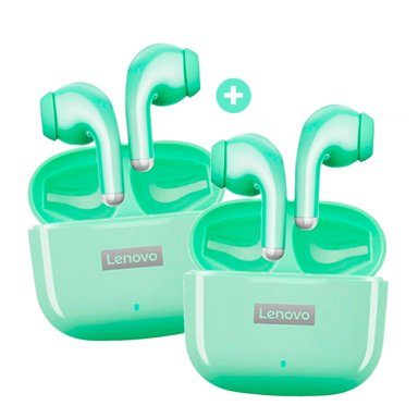 COMBO LENOVO AUDIFONOS LP40 PRO VERDE+ LP40 PRO VERDE - 1
