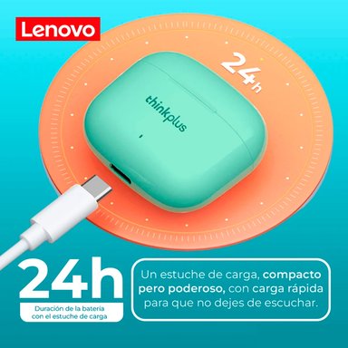 COMBO LENOVO AUDIFONOS LP40 PRO VERDE+ LP40 PRO VERDE - 3