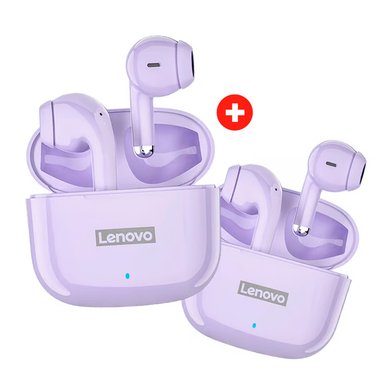 COMBO LENOVO AUDIFONOS LP40 PRO PURPURA+ LP40 PRO PURPURA - 1