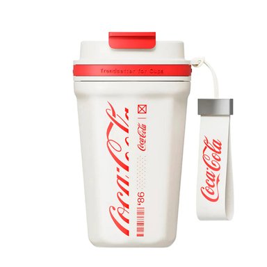 TERMO GERM ROMBO COCACOLA BLANCO 550ML ACERO INOXIDABLE - 1