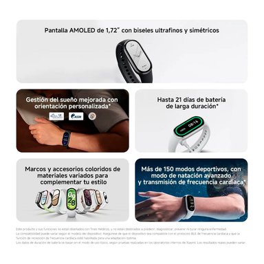 PULSERA XIAOMI SMART BAND 10 BLACK AMOLED - 3