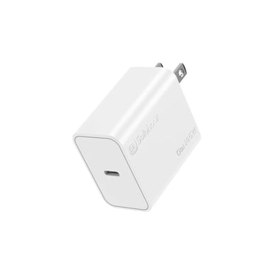 CARGADOR RÁPIDO SOLOHOUR GAN 45W CON CABLE USB-C A USB-C BLANCO - 1