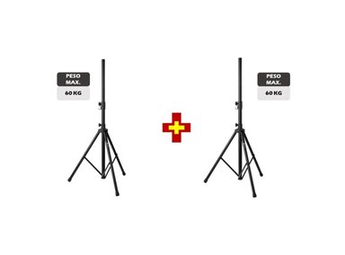 TRÍPODE PARA PARLANTE TREVELY 1.80 CM - NEGRO - 60KG - 1