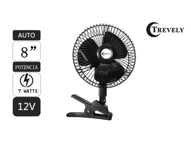 VENTILADOR PARA AUTO 8' TREVELY CT-800 -  12 VOLTIOS