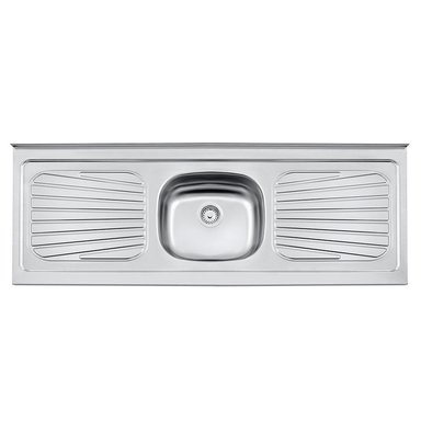 LAVADERO MADESA G53150TR001.1 COCINA 150 X 52 CM ACERO INOXIDABLE - 2
