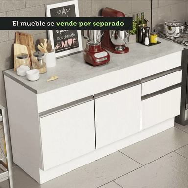 TABLERO MADESA G271506SPR MUEBLE COCINA 201 X 150 CM GRIS - 4