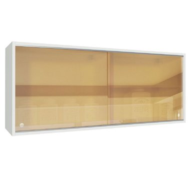 ALACENA MADESA G2512509PRRF 2 PUERTAS CORREDIZAS DE CRISTAL 120CM