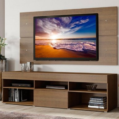 CENTRO DE ENTRETENIMIENTO MADESA MIAMI Y PANEL PARA TV HASTA 65 PULGADAS - 2