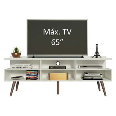 CENTRO DE ENTRETENIMIENTO MADESA LONDRES MESA PARA TV HASTA 65 PULGADAS - 5