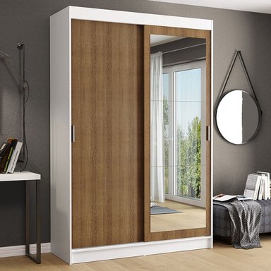 ROPERO MADESA 10971E TOKIO CORREDIZAS 1 ESPEJO 2 PUERTAS 2 CAJONES