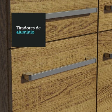 MUEBLE DE COCINA MADESA GREM2290025Z 5 REPISAS 1 CAJÓN EMILLY 229 CM - 5