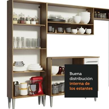 MUEBLE DE COCINA MADESA GREM2290025Z 5 REPISAS 1 CAJÓN EMILLY 229 CM - 7