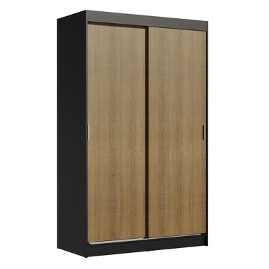 ROPERO MADESA 1097CN TOKIO CORREDIZAS 2 PUERTAS 2 CAJONES MARRON