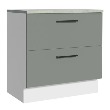 MOSTRADOR MADESA G24802AG 2 CAJONES 80 CM AGATA - 1