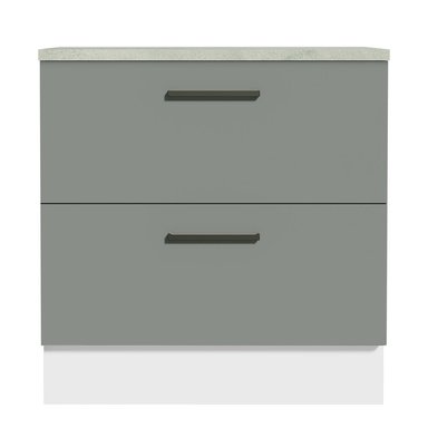 MOSTRADOR MADESA G24802AG 2 CAJONES 80 CM AGATA - 2
