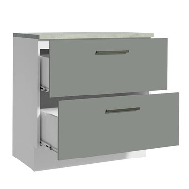MOSTRADOR MADESA G24802AG 2 CAJONES 80 CM AGATA - 3