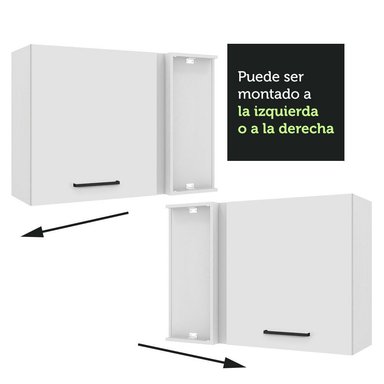 ALACENA DE ESQUINA MADESA AGATA 1 PUERTA - 4