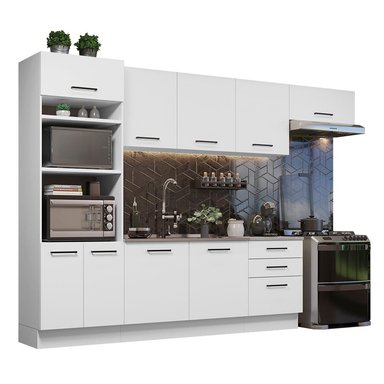 MUEBLE DE COCINA MADESA GRAG330001 3 CAJONES INTEGRAL AGATA 330 CM