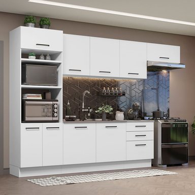 MUEBLE DE COCINA MADESA GRAG330001 3 CAJONES INTEGRAL AGATA 330 CM - 2