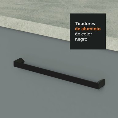 MUEBLE DE COCINA AGATA 40 CM 1 PUERTA - BLANCO/GRIS - 7