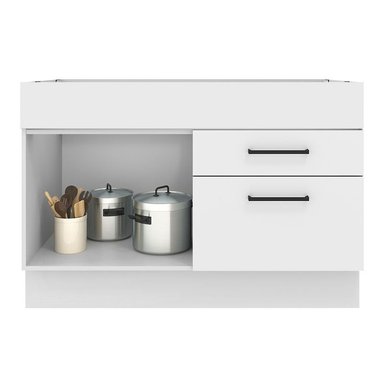 MUEBLE DE COCINA MADESA G24123AG 2 CAJONES AGATA 10 CM MOSTRADOR PARA FREGADERO - 5