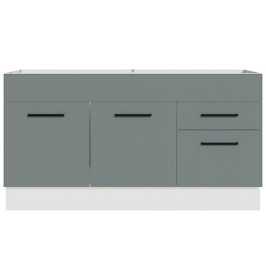 MOSTRADOR MADESA G24153AGFF 2 CAJONES AGATA 150 CM PUERTAS Y (SIN ENCIMERA NI FREGADERO) - 5