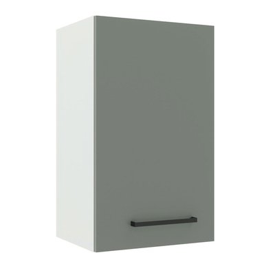 ALACENA DE COCINA AGATA 40 CM 1 PUERTA - BLANCO/GRIS