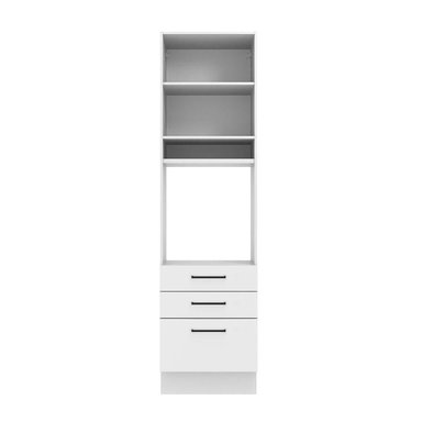 MUEBLE DE COCINA MADESA AGATA 3 CAJONES TORRE PARA HORNOS 60 CM - 4