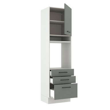 MUEBLE DE COCINA MADESA AGATA 3 CAJONES TORRE PARA HORNOS 60 CM - 3