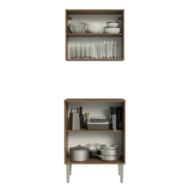 KIT DE ALACENA Y MOSTRADOR MADESA EMILLY DE COCINA 64 CM - 4