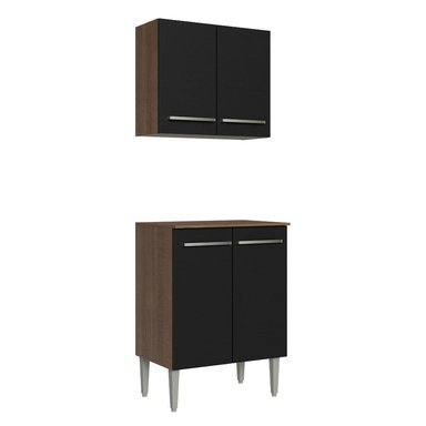 KIT DE ALACENA Y MOSTRADOR MADESA EMILLY DE COCINA 64 CM