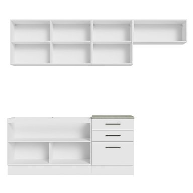 MUEBLE DE COCINA MADESA GRAG260002 3 CAJONES AGATA INTEGRAL 260 CM - 5