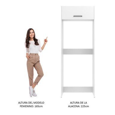 MUEBLE DE COCINA MADESA AGATA PORTAREFRIGERADOR 1 PUERTA ABATIBLE - 6