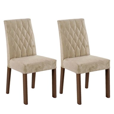 SILLAS DE COMEDOR MADESA 42565Z2TSIMK MARRÓN 4256 X2