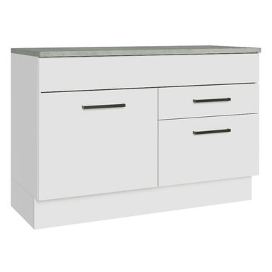 MUEBLE DE COCINA MADESA G2412309AGCT 2 CAJONES AGATA 10CM CON ENCIMERA