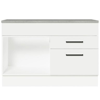 MUEBLE DE COCINA MADESA G2412309AGCT 2 CAJONES AGATA 10CM CON ENCIMERA - 4