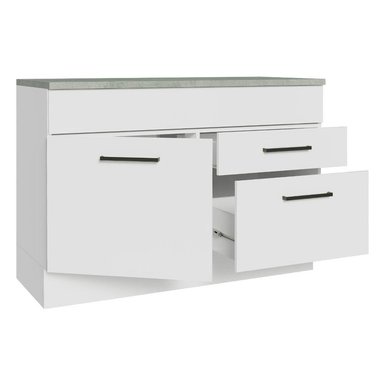 MUEBLE DE COCINA MADESA G2412309AGCT 2 CAJONES AGATA 10CM CON ENCIMERA - 5