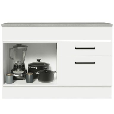 MUEBLE DE COCINA MADESA G2412309AGCT 2 CAJONES AGATA 10CM CON ENCIMERA - 7