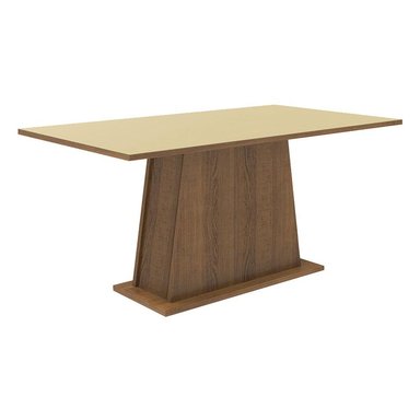 JUEGO COMEDOR MADESA MDJA0601377GSM 6 SILLAS CREMA BRITNEY MARRON IMPERIAL - 5