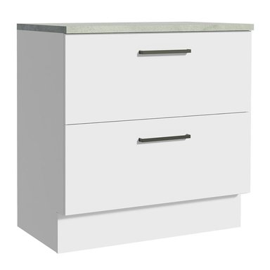 MUEBLE DE COCINA MADESA G2480209AG 2 CAJONES AGATA 80CM