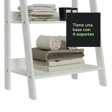 ESTANTE MADESA XA699009 BLANCO ORGANIZADORA MULTIUSOS LAVABOS CON 4 RÍAS - 6