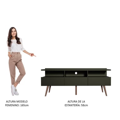 MUEBLE PARA TV MADESA XO60028N1CPC LONDRES HASTA 65'' - 3