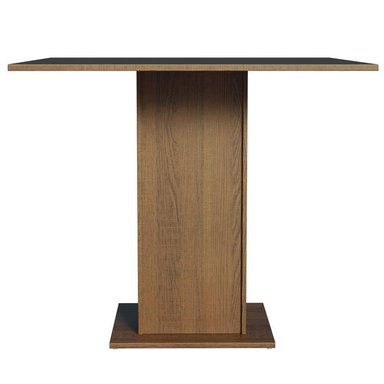 MESA COMEDOR MADESA NEGRO CUADRADA 4 PUESTOS 5363 MARRÓN - 2