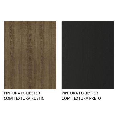 MESA COMEDOR MADESA NEGRO CUADRADA 4 PUESTOS 5363 MARRÓN - 6