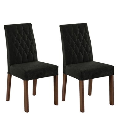 SILLAS COMEDOR MADESA NEGRO 4256 X2