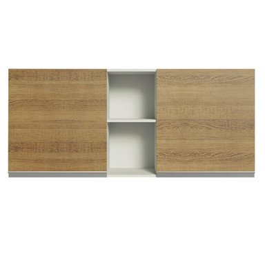ALACENA DE COCINA MADESA G251539BGL GLAMY 150 CM 2 PUERTAS 2 NICHOS CENTRALES - 2