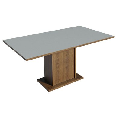 MESA COMEDOR MADESA 5275 GRIS RECTANGULAR 6 PUESTOS